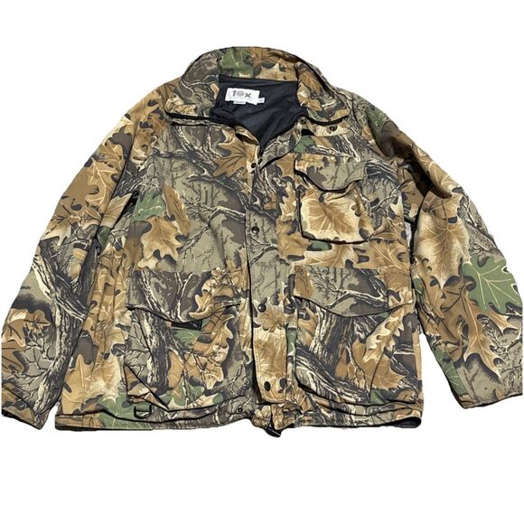 10X Gore-Tex Other - 10X Gore Tex Rainwear Coat Jacket Large Mens Vintage Advantage Camo Saddle Cloth